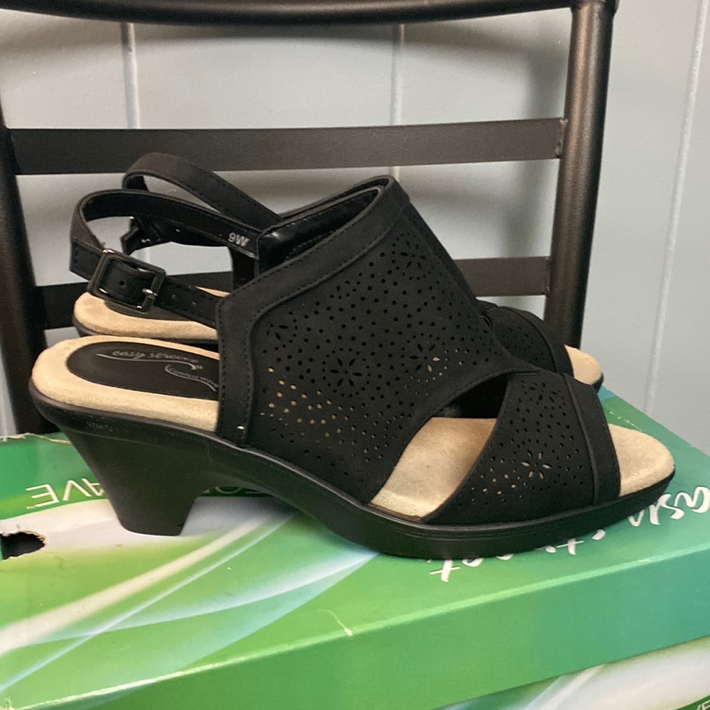 Never Worn Black Sandals